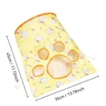 thumbnail image 3 of Interactive Cat Tunnel Bag with Crinkle Paper and Hanging Mouse Teaser Toy for Indoor Cats Large 14X18X12 Hideout Play Pouch with Reinforced Opening Structure Grey and White, 3 of 7
