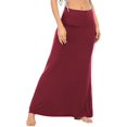 thumbnail image 1 of FFIY Jupe Maxi Taille Haute Jupe Longue Évasée Robe Maxi pour Femmes, 1 of 5