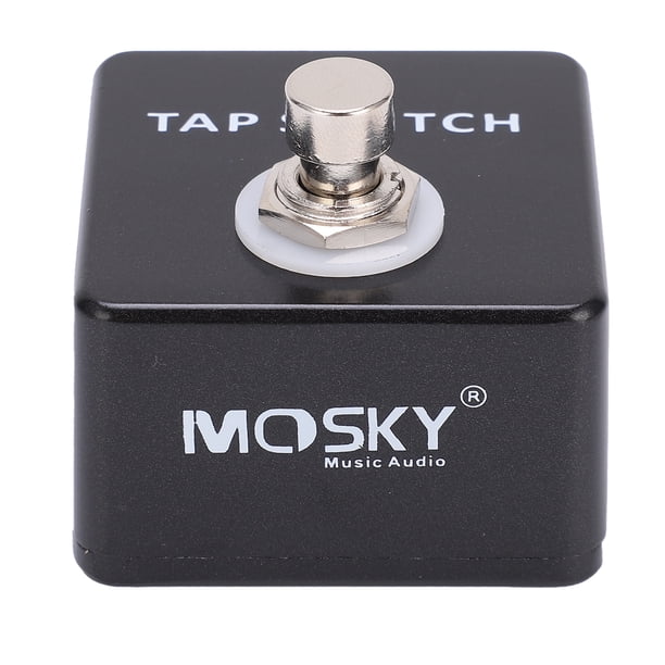 Interruptor de Grifo de Guitarras, 1/4 Pulgada de Salida de Guitarra Portátil Efecto de Guitarra Bloqueo de Pedal Fácil Instalación Fácil Duradera para El RendimientO