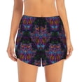 thumbnail image 2 of Daiia Paisley And Owls Pattern Women's 2 in 1 Running Shorts - Lightweight Athletic Workout Gym Yoga Shorts Liner with Phone Pockets-XX-Large, 2 of 7
