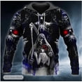 thumbnail image 4 of Nueva sudadera con capucha de calavera para hombre, sudadera con estampado 3D de cabeza de calavera, sudadera con capucha, sudadera informal de moda de otoño, 4 of 4