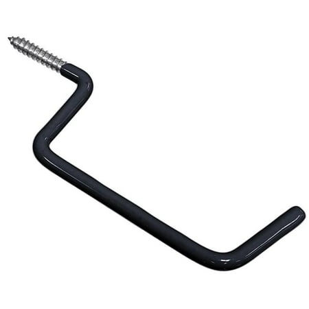 

Hillman Group 851978 Departments - Ladder Hook Black Vinyl - 6 in.