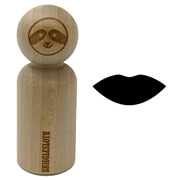 Lips Mouth Solid Rubber Stamp for Scrapbooking Crafting Stamping - Small 3/4 Inch