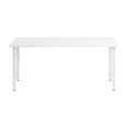 thumbnail image 2 of Hustle 72W x 24D Computer Desk with Metal Legs in White - Engineered Wood, 2 of 9