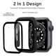 thumbnail image 2 of Protector de pantalla compatible con Apple Watch SE/6/5/4 40 mm, transparente brillante (rosa) (película templada + cubierta protectora) Sincero Hogar, 2 of 5
