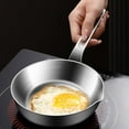 thumbnail image 6 of Mini Egg Pan 316 Stainless Steel Small Frying Pan with Multi Layer Bottom for Butter Melting Omelet Cooking, 6 of 7