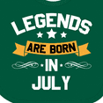 thumbnail image 4 of Inktastic legends are born in july Boys or Girls Baby Bib, 4 of 4