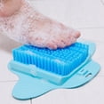 thumbnail image 3 of Limpiador de pies de ducha con piedra pómez, limpieza de pies, suave, exfoliante y masajeador sin doblarse en la ducha o bañera, removedor de callos y piel muerta de los pies, antideslizante mejorado con ventosas Vhermosa 220429-2, 3 of 8