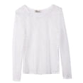 thumbnail image 4 of DcoolMoogl Women Fishnet Sheer T-Shirts Blouse Top Gothic Long Sleeve See Through Mesh Shirt Casual Clubwear Summer Tops, 4 of 5