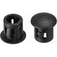 thumbnail image 1 of czcpp-6mm (1/4") Plastic Hole Plugs, 60Pcs Round Black Flush Type Hole Plugs for Furniture, 1 of 4