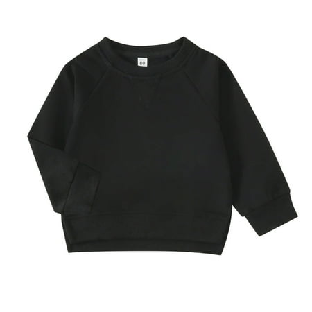 

Toddler Girl Outfit Sets Crewneck Sweatshirt Cotton Long Sleeve Solid Color Pullover Top Casual Spring Fall Toddler Girl Clothes