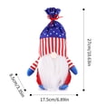 thumbnail image 2 of Patriotic Gnome,4th of July Gnomes,Plush American Independence Day Faceless Doll,Fourth of July Veterans Day Scandinavian Tomte Ornaments Home Tiered Tray Decorations, 2 of 6