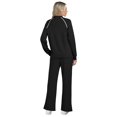 thumbnail image 4 of Conjuntos de Salón para Mujer, Conjuntos de 2 Piezas para Otoño, Pantalones Anchos, Conjuntos A Juego, Ropa de Mujer Negro XL, 4 of 8