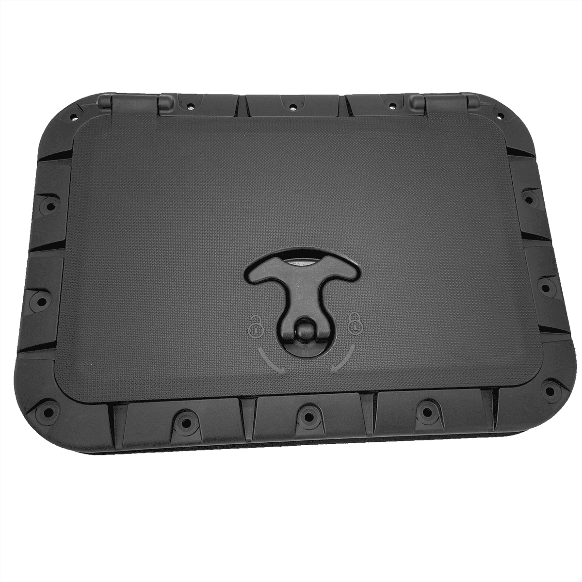 Marine Deck Plate Square Hatch Pull Out Handle Hatch for Boat Kayak Canoe Boat Parts Accessories