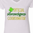 thumbnail image 4 of Inktastic Official Shenanigans Coordinator St. Patrick's Day Women's V-Neck T-Shirt, 4 of 5