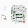thumbnail image 1 of ChargeTab, Emergency Phone Charger, Portable Battery Pack, 1500mAh, On-Off Switch, Pre-Charged, Compatible with iPhone, 6 Pack, 1 of 7