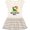 Natural with Stripes, variant on Inktastic Boca Raton Florida Girls Toddler Dress