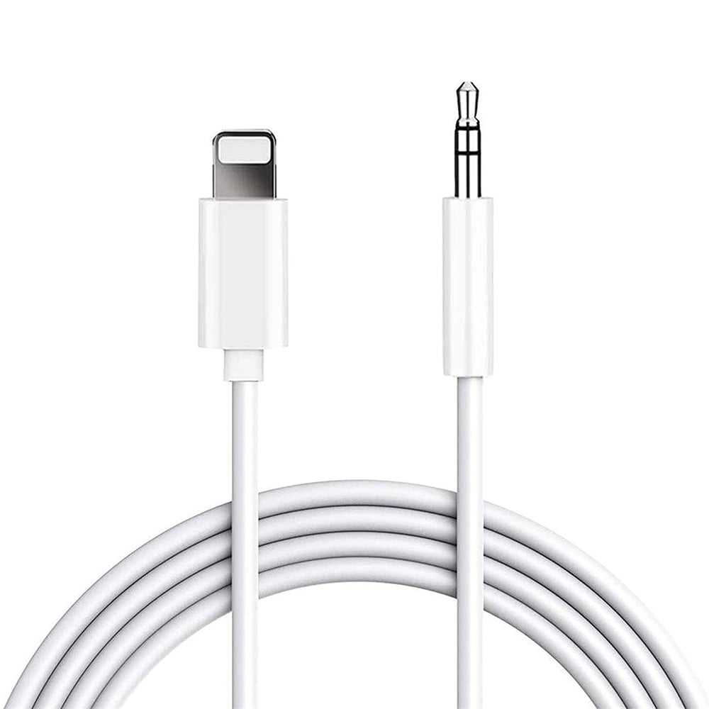 iPad Support All iOS System Aux Cord for iPhone Lightning to 3.5mm AUX Audio Cable Compatible for iPhone 12/11/XS/XR/X 8 7 6 5 iPod to Speaker/Home Stereo/Headphone