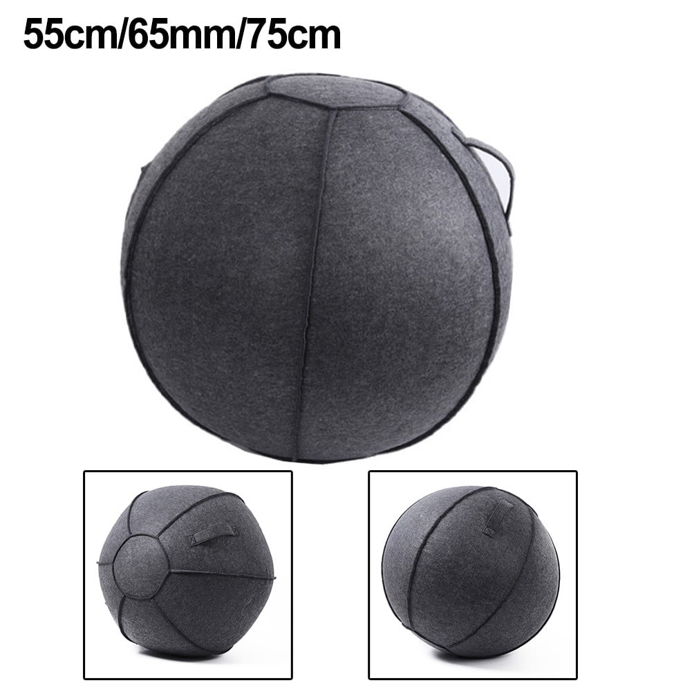 Splihome Felt Yoga Ball Cover Exercise Ball Cover 55Cm 65Cm 75Cm Foldable，75Cm