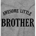 thumbnail image 2 of Awesome Little Brother Siblings Bodysuit Jumper Boys Infant Baby Brisco Brands 18M, 2 of 6