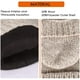 thumbnail image 3 of Guantes de lana con aislamiento térmico sin dedos para mensajes de texto, unisex, cálidos, de punto, convertibles, con solapa, 1238, 3 of 6