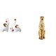 thumbnail image 1 of Esculturas de animales de y , figuras decorativas para centros de mesa, manualidades familiares, adornos de escritorio para sala de e, 1 of 8