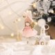 thumbnail image 4 of Colgante de adorno para árbol de Navidad | Alas y orejas de ángel con vestido de malla | Lindo colgante de hada para niña para decoración navideña, 4 of 4