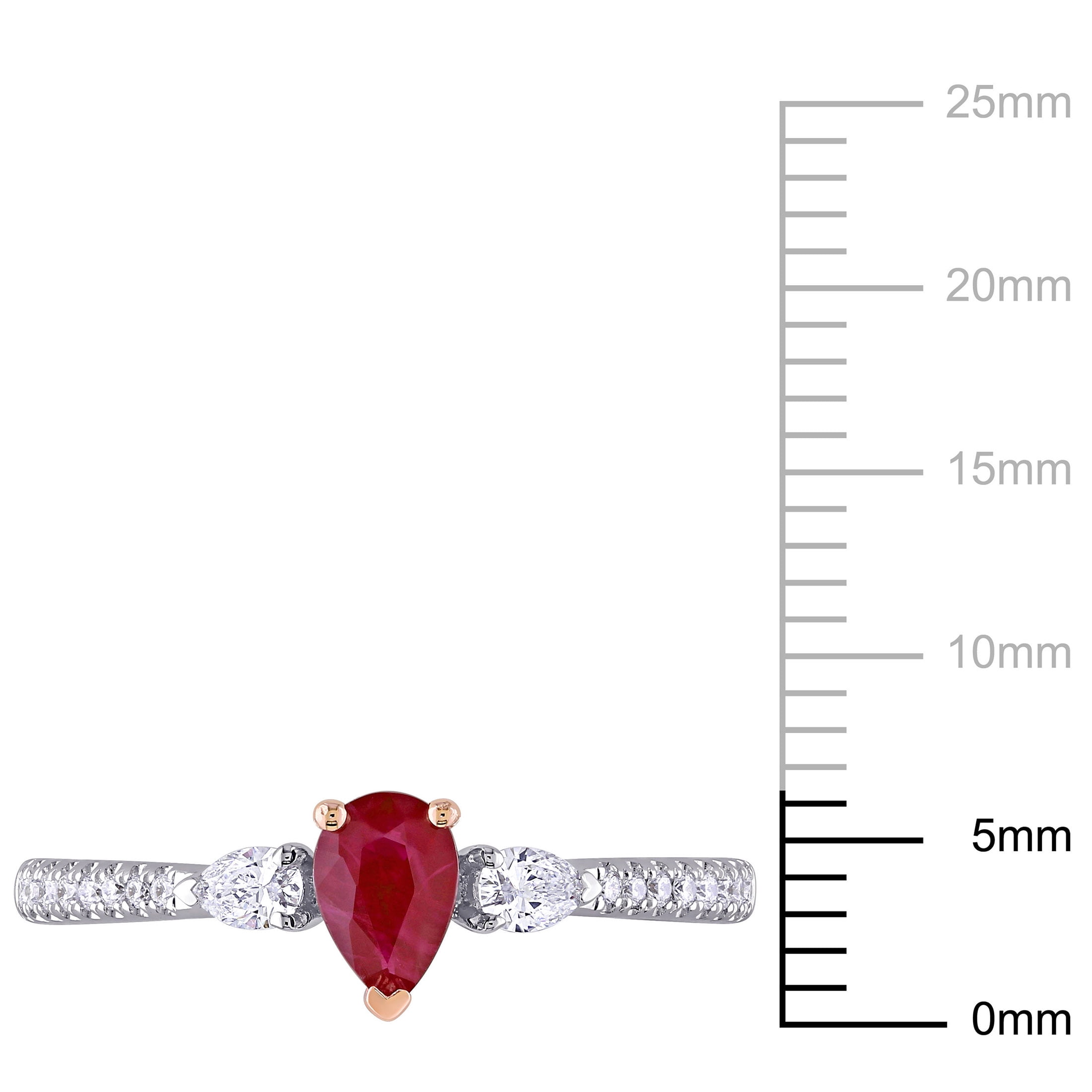 Everly Women's Ruby 14k Two-tone Gold Ring