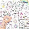 thumbnail image 2 of Pegatinas De Arcoiris 25 Hojas De Pegatinas Temporales Para Niños De Arco Iris Para Niños Bolsa De Fiesta De Cumpleaños Para Niños ANGGREK Otros, 2 of 8