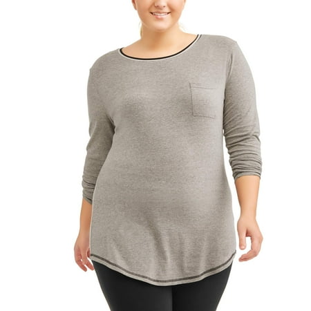 Poof Junior Plus OPP Athletic Rib Pocket Tee