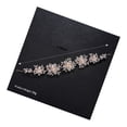 thumbnail image 2 of Raindrops Golden Bridal Hair Band with Rhinestone Alloy Design for Wedding and Special Occasions, 2 of 8