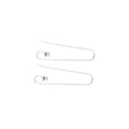 thumbnail image 1 of Pendientes de plata de ley 925 Qarigey ganchos para la oreja piezas de alambre Talla grande AP016346-02, 1 of 6