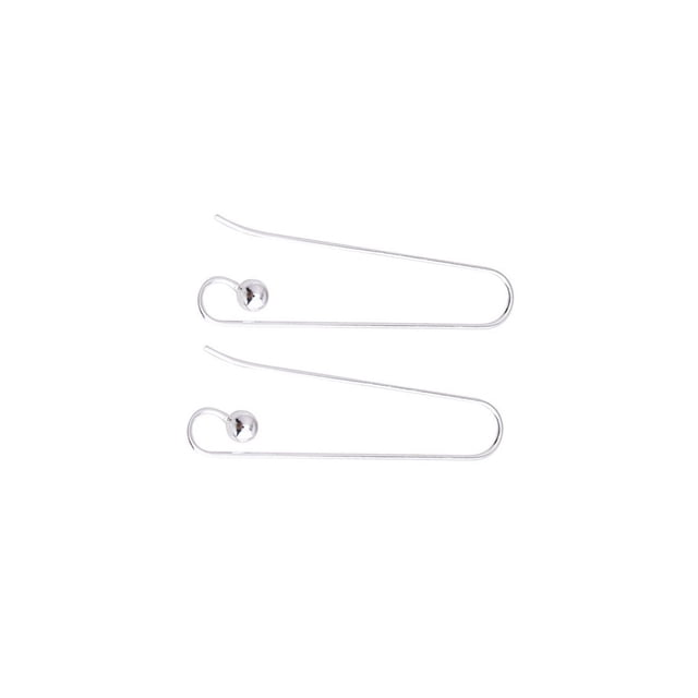 Pendientes de plata de ley 925 Qarigey ganchos para la oreja piezas de alambre Talla grande AP016346-02