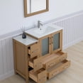 thumbnail image 5 of Vanity Art 42" Single Sink Freestanding Bathroom Vanity Set with Ceramic Top and Mirror, 5 of 9