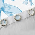 thumbnail image 4 of Homewish Blue Bowknot Letter Black Out Curtains for Girl, Kawaii Initial S Letter Curtains Pack of 2 (42x63 Each), Cartoon Princess Style Bedroom Curtains, Living Room Curtains Decor, 4 of 6