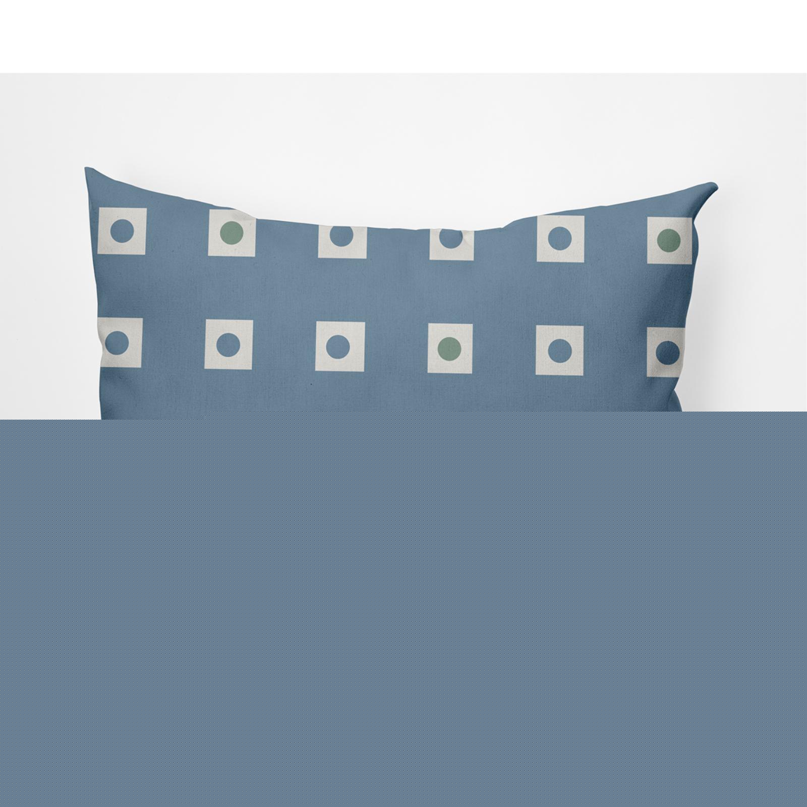 E by Design Li'l Boxes Nautical Indoor/Outdoor Lumbar Throw Pillow