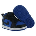thumbnail image 4 of Toddler's Jordan 1 Mid Black/Royal Blue-Black-White (DQ8425 042) - 4, 4 of 5