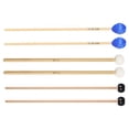 thumbnail image 3 of 6 baquetas de percusión con mango de madera, accesorio para instrumentos musicales, mazos de tambor, baquetas para carillón, xilófono y escenario., 3 of 9