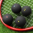 thumbnail image 4 of 4 Pcs Squash Balls High Elasticity Squash Balls Bounce Balls For Training And Practice Sports Balls For Indoor Racket Sports, 4 of 7
