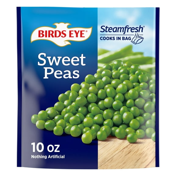 Birds Eye Steamfresh Sweet Peas, Frozen Vegetables, 10 oz. Bag