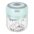 thumbnail image 1 of Picadora de ajo eléctrica LYCAQL, picadora de verduras portátil de 350 ml, trituradora de ajo, machacador de cebolla, licuadora para verduras, procesador de alimentos inalámbrico para jengibre,, 1 of 5