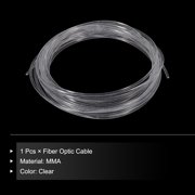 PMMA Fiber Optic Light Side Glow Cable, 19.7ft Length 0.12in(3mm) OD LED Hotels, KTV, DIY Art, Home Decoration