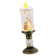 thumbnail image 1 of Caja de música navideña, candelabro artesanal con adorno en forma de vela. Jesús, 1 of 9