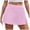 Pink, variant on Womens Tennis Skirt High Waisted Golf Skort with 2 Pockets Stretchy Athletic Skirts Workout Running (Sky Blue, M)