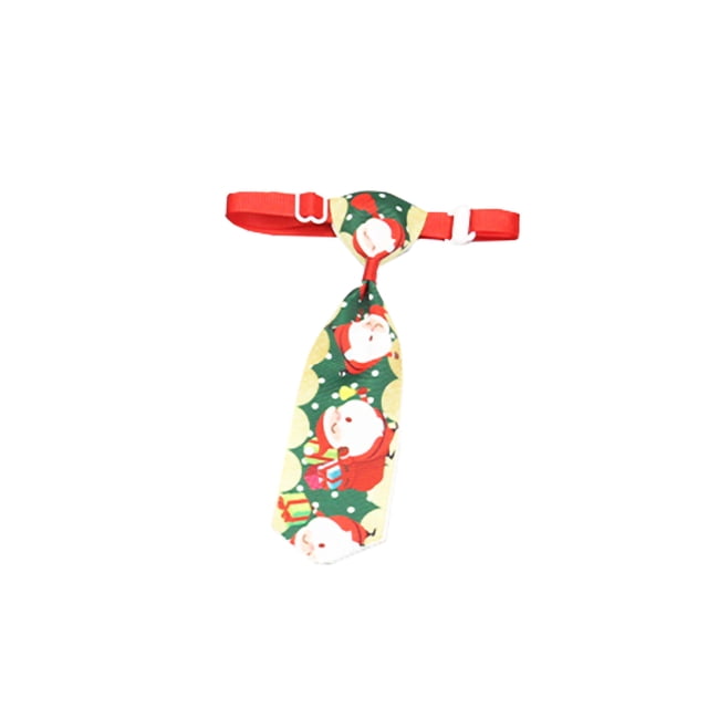 TheFound Christmas Pet Tie, Cute Dog Cat Neckties with Adjustable Collar