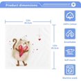 thumbnail image 2 of GZHJMY Cute Cat and Red Heart Cotton Wash Cloths, Facial Cleansing Cloths Super Soft Absorbent Face Hand Towel Fingertip Towel Washcloths Set of 6, 12 x 12 inch, 2 of 6
