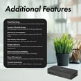 thumbnail image 3 of Dell Universal Dock UD22, USB-C Docking Station with 96W Power Delivery, Quad 4K Display Support, USB 3.2 Gen 2, HDMI, Dual DisplayPort, Ethernet Bundle With Accessories, 3 of 10