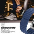 thumbnail image 5 of ZOMFOM Sport Silicone Loop Magnetic Bands Compatible with Apple Watch Band 45mm 44mm 42mm, Adjustable Strap with Strong Magnetic Closure Compatible for iWatch SE Series 8 7 6 5 4 3 2 1 Bands(Blue), 5 of 9
