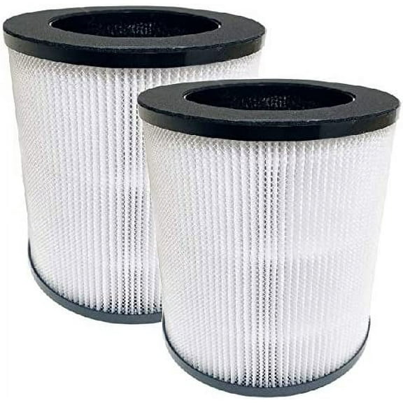 C8 C10 Air Purifier True HEPA Carbon Filter Replacement for Azeus Air Purifier C8, Hisens KJ120, Mooka C10, 2 Packs