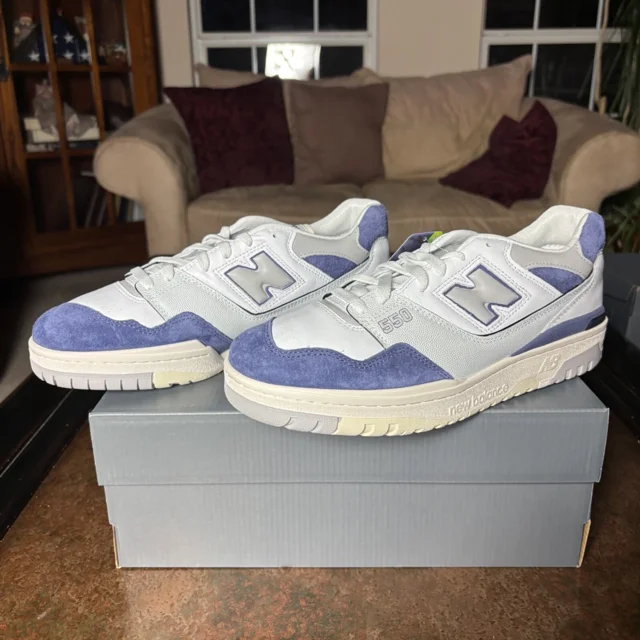 New Balance 550 Blue White Dream State Men Unisex Casual Shoes Sneakers BB550BWG